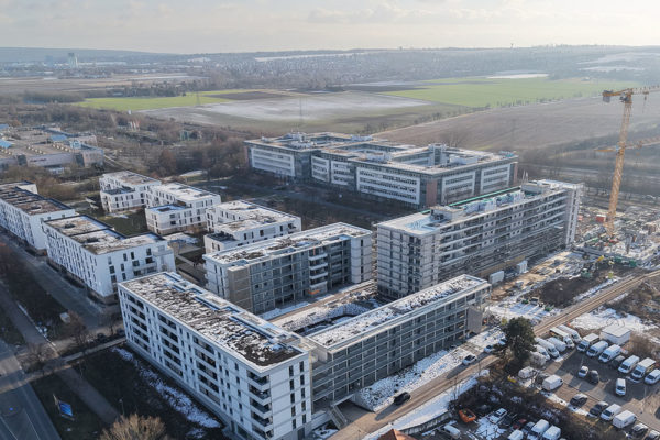 Europakarree im Februar 2025