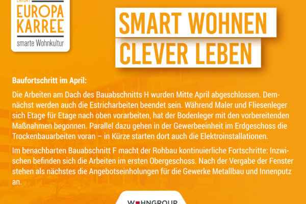 Bautagebuch Text April 2025