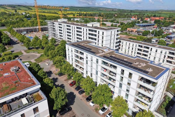 Europakarre Erfurt Bauabschnitte H und F - Mai 2025