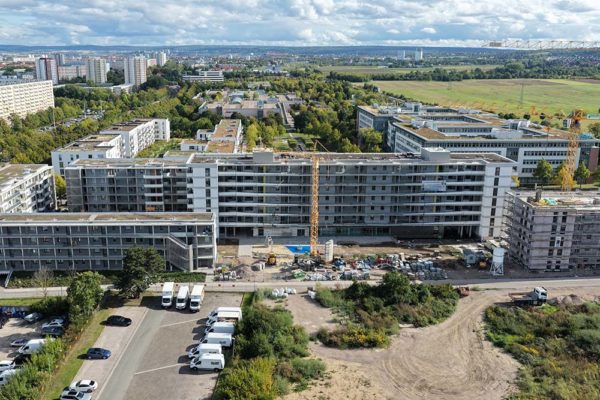 Bautenstand Europakarree H im September 2025