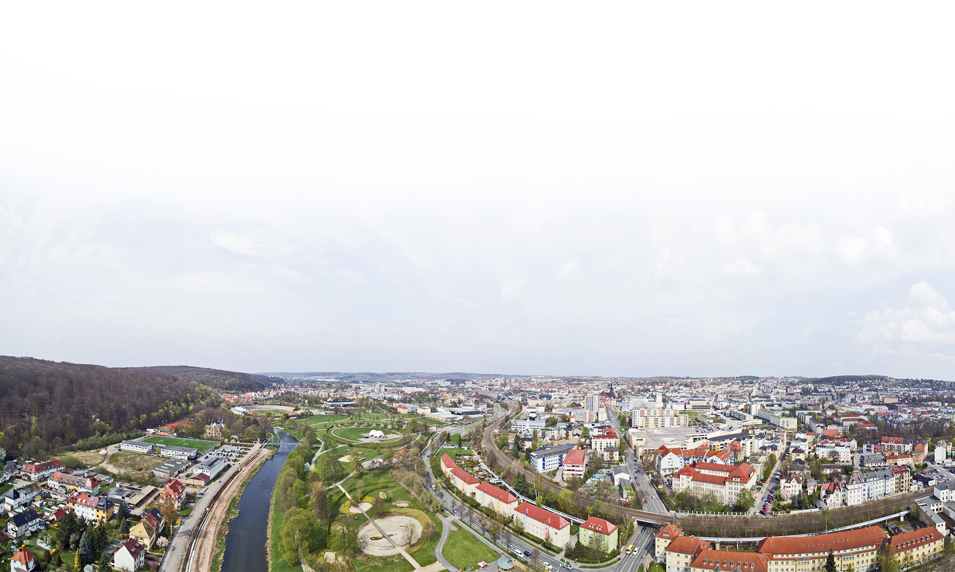 luftbildgera Das HeinrichsQuartier in GeraDebschwitz