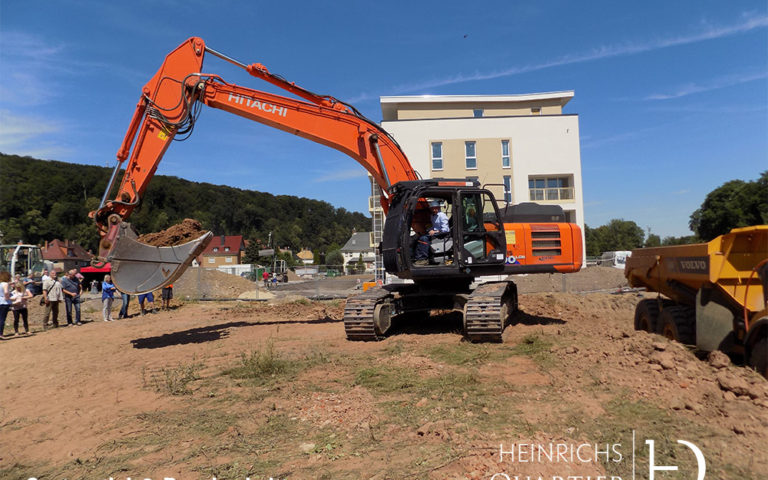 Spatenstich für den 2. Bauabschnitt im HeinrichsQuartier
