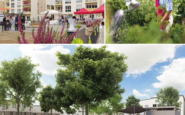 Erstes Gartenfest am Gemeinschaftsgarten im HeinrichsQuartier