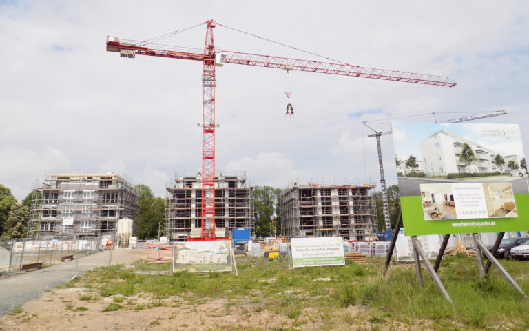 HeinrichsQuartier feiert Richtfest