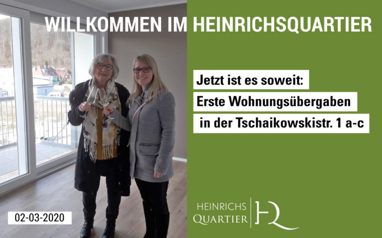 Die ersten neuen Bewohner sind da – Wohnungsübergaben beginnen