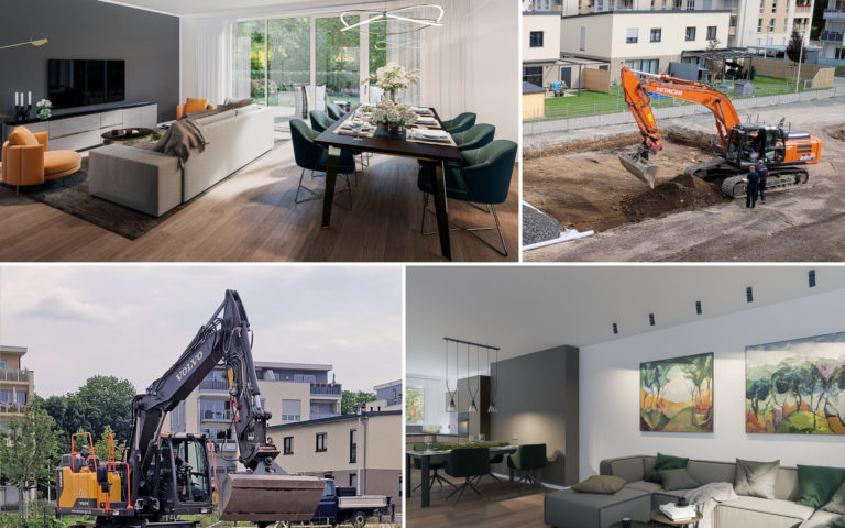 Gleich nebenan grünt und blüht es – Baubeginn Doppel- & Reihenhäuser