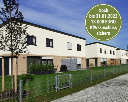 KfW-Zuschuss für Doppelhäuser nur noch bis 31.01.2022