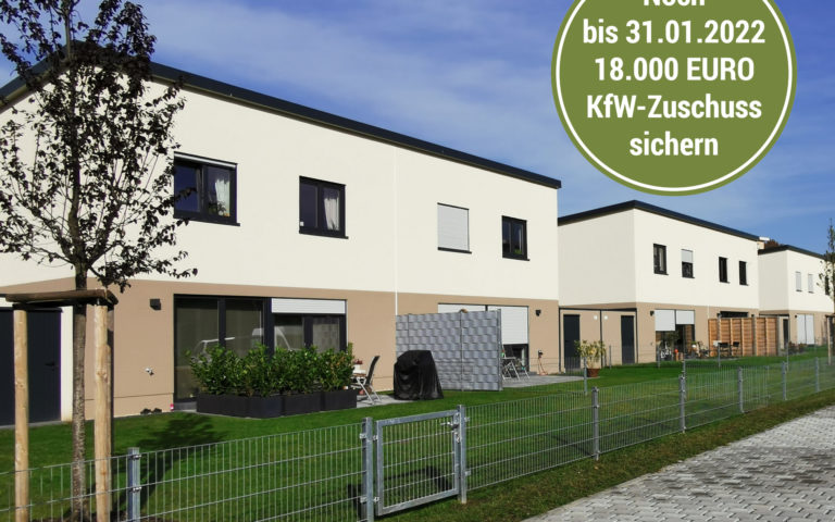 KfW-Zuschuss für Doppelhäuser nur noch bis 31.01.2022