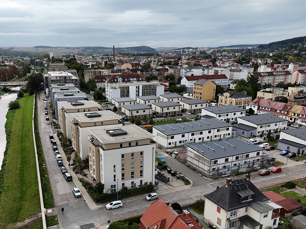 Oktober 2023 Das HeinrichsQuartier in GeraDebschwitz