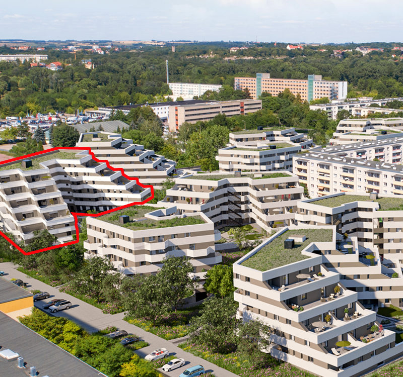 WOHNGROUP-Vertriebsstart mit doppelter AfA-Power im wohncampus Halle (S.), Haus 5